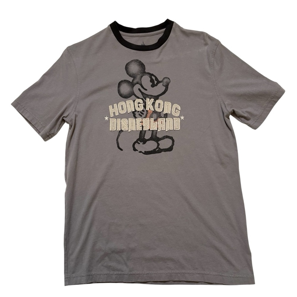 Disney Parks Gray Hong Kong Disneyland Mickey T-Shirt XS